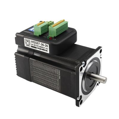 China Hot Selling Low Heating Integrated Stepper Motor Product NEMA 23 Integrated Stepper Motor iHSS57-36-20 57mm for sale