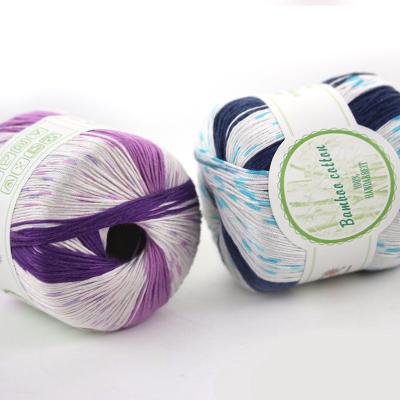 China Hand knitting for sweaters cotton blend bamboo yarn soft blend yarn for fabric for sale