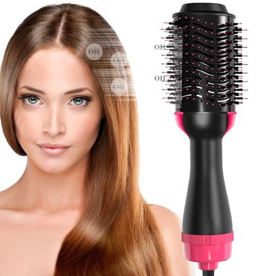 China Nondisposable 4 in 1 Hair Dryer and Styler Volumizer with Negative Ion Anti-frizz Blowout Ceramic Coating Hot Air Brush for Hair Care for sale