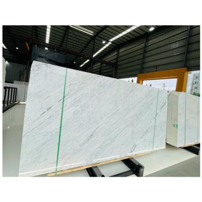 China Modern Cararra Kitchen Counter Tops White Marble Bar Vanity Tops Work Tops for sale