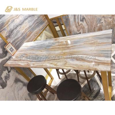 China Chinese Factory Supplier Direct Yinxun Palissandro Natural Gray Marble Coffee Table Tops Interior Decoration And Marble Countertops for sale