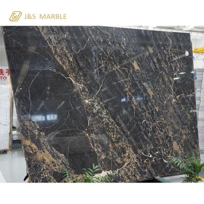 China Unique Black Italy Phantom Black Marble Beautiful Italy Phantom For Marble Top Coffee Table for sale