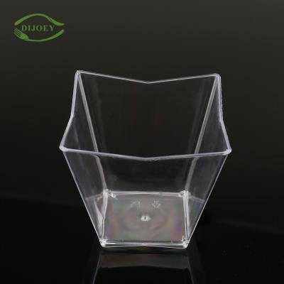 China Plastic Communion Plastic Chinese Professional Disposable Plastic Salad Snack Sauce Cups for sale