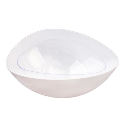 China Latest Design Disposable Custom Serving Clear Disposable Plastic Fruit Cup Salad Bowl for sale