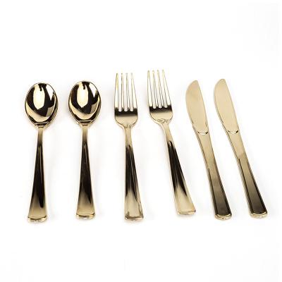 China High quality plastic eco-friendly disposable dishware PS cutlery set for sale