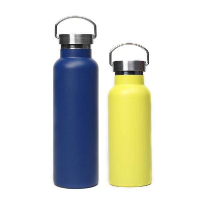 China 20oz 34oz Metal Vacuum Stainless Steel Viable Wide Mouth Lids Containers Double Walled Insulated Water Bottle for sale