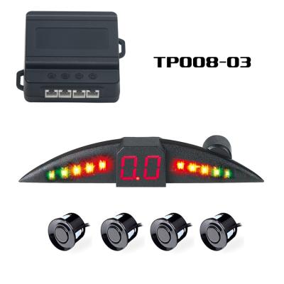 China Easy Installation Led Display Car Reverse Backup Radar With 4 Car Parking Sensors TP008-03 for sale