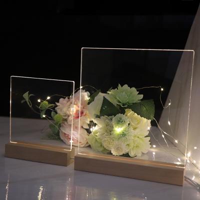 China Modern Popular Biggest Size White Acrylic 3D DIY LED Lamp DIY Lamp Night Light for sale