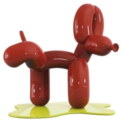 China 2021 Hot Sale Europe Amazon Resin Jeff Koons Balloon Dog Figurine Animal Statue Piss Dogs Resin Balloon Dog for sale