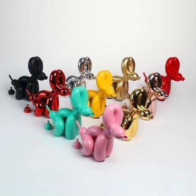 China 2021 Home Decoration Balloon Dog Resin Craft Europe Amazon Jeff Koons Balloon Dog Hot Resin Animal Sculpture Statue for sale