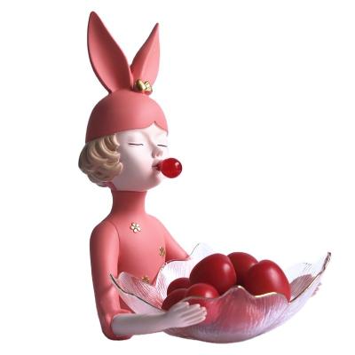 China Europe Kawaii Resin Opens Modern Statue Fairy Figurine Sculpture Resin Crafts Gifts Girl for sale