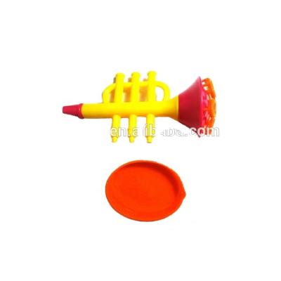 China Hot Selling Plastic Outdoor Toys Trumpet Shape Plastic Bubble Fan For Kids for sale