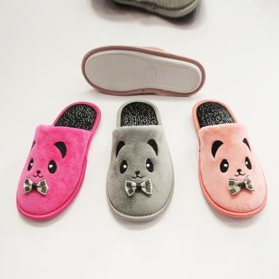 China Newest Cute Winter Fashion Trend Women's Wholesale Soft Flat Styles Sandals Fur Cotton Slippers for sale