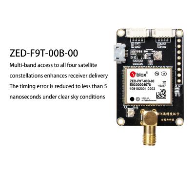 China Hoogprecisie ZED-F9P F9T RTK GNSS/GPS-ontvangerbord voor Rtk GPS-basis en Rover Te koop