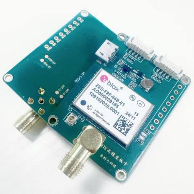 China ZED-F9P-04B Tabla de desarrollo de alta precisión para módulo GPS de manejo inteligente de UAV portátil en venta