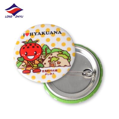 China Professional Manufacturer Nickel Free Promotional Gift Safety Pin Button Badge Design Template from Longzhiyu 15years China for sale