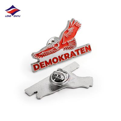 China Producer Soft Enamel Logo Lapel Pin Crafts Badges Customized New By Metal Design From Europe Longzhiyu 2021 for sale