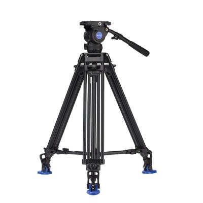 China BENRO BV8 Professional Aluminum Photography Studio Video Camera Flexible Liquid Head Tripod Kit For Video Camera for sale