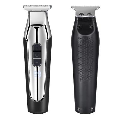 China Outdoor purchase led digital display men barber usb rechargeable electric hair clipper trimmer for sale