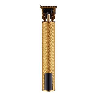 China Household Led Zero Display Space Gold Trimmer Hair Cutting Machine Purchase Cordless Rechargeable Cordless Electric Professional Hair Clippers for sale