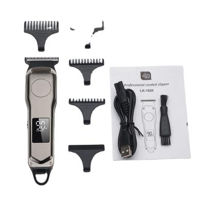 China Retro LCD Display OEM LCD Display Hair Removal Appliances Trimmer Cordless Gap Zero Gap Trimmer for sale