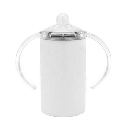 China Viable Baby 12oz Sublimation Blanks Nipple Cup Stainless Steel White Insulated Mug for sale