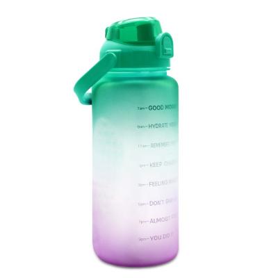 China Drop-proof Leak-proof Portable Shaker Mug Outdoor Travel Water Bottle Sports Water Bottle Drinkware Portable Plastic Cup Gym for sale