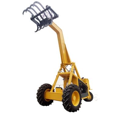 China 360 degree 1200mm sugar cane three wheel steering loader for sale