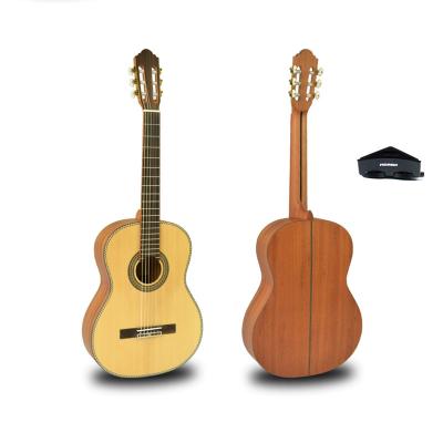 China GUITAR CG-910E 39 inch All Solid Classical Guitar with Fishman EQ Solid Fir Back&Side Top Mahogany OEM Supported for sale