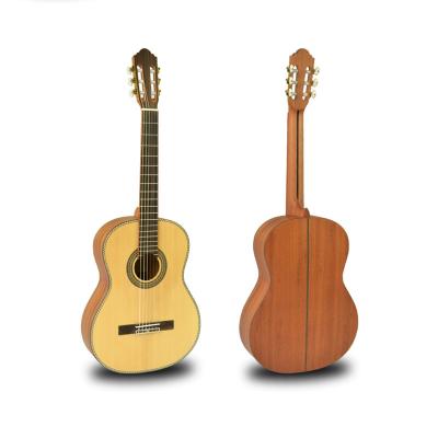 China GUITAR CG-910 39 Inch All Solid Classical Guitar Solid Back&Side Top Mahogany OEM Backed for sale