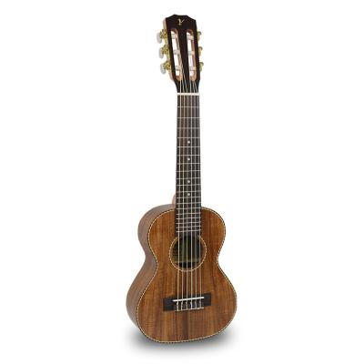 China GUITAR GL-13 28 Inch Solid Top Luxury Girl Travel Guitarlele Acacia EQ 6 String Kids Guitar Available String Guitar Customized for sale