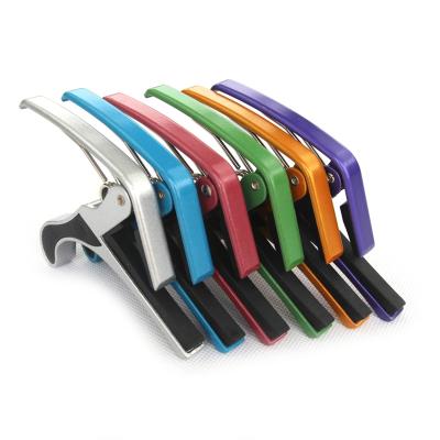 China GUITAR factory direct supply multi-color aluminum alloy guitar capo for Acoustic&Electric guitar OEM supported for sale