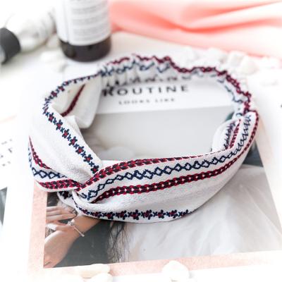 China Korean Cloth Hair Accessories Cloth Knot Hair Clip Bandwidth Edge Head Hair Circle for sale