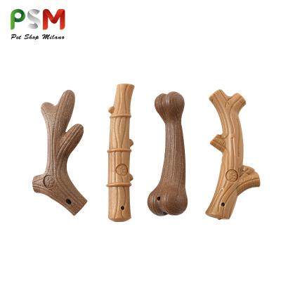 China Viable Teeth Toys Rubber Pet Bamboo Bones Dog Interactive Training Toys Pet Chew Toys For Dogs for sale