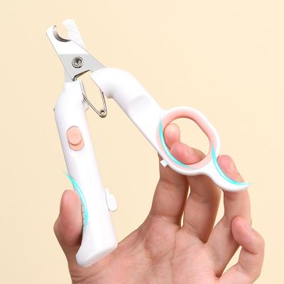 China Sustainable Pet Nail Clippers With LED Lights Avoid Excessive Clipping Beauty Professional Care Tools Small Pets For Cat for sale