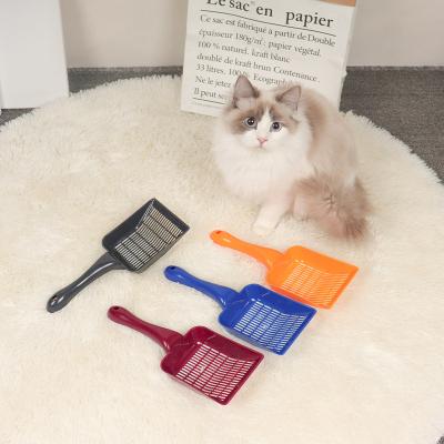 China PSM Viable Wholesale Multicolor Pet Grooming Tools Cat Litter Shovel Scoop For Cleaning Cat for sale