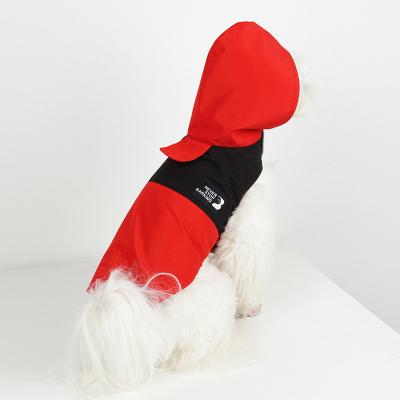 China Wholesale Custom Viable Waterproof Breathable Raincoat Adjustable Pet Dog Raincoat For Dogs for sale