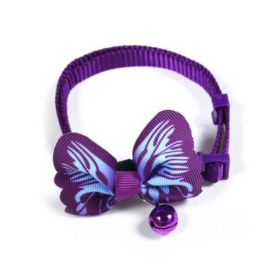 China New Factory Viable Selling PSM Pet Collar Butterfly Shape Adjustable Pet Supplies Hot Stamping Dog And Cat Toy Pet Supplies for sale