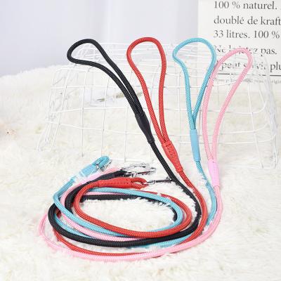 China PSM New Sustainable Dog Leash Nylon Reflective Comfortable Dog Walking Rope Pet Supplies for sale