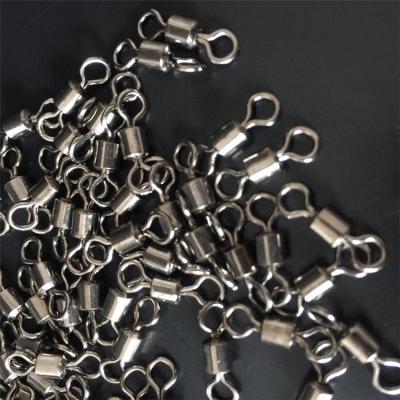 China YOUME 100PCS Ball Bearing Swivel Solid Rings Fishing Hooks Connector 1CM Length Ocean Boat Hooks 2# 4# 6# 8# 10# 12# 14# for sale