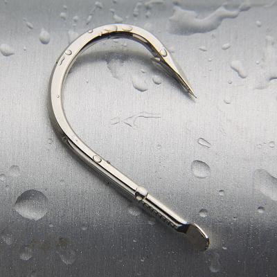 China YOUMEHot Sale 100C Carbon Steel Fish Hooks 13#-17# Cheap Single Hook High Quality Fish Rigs Treble Hooks for sale