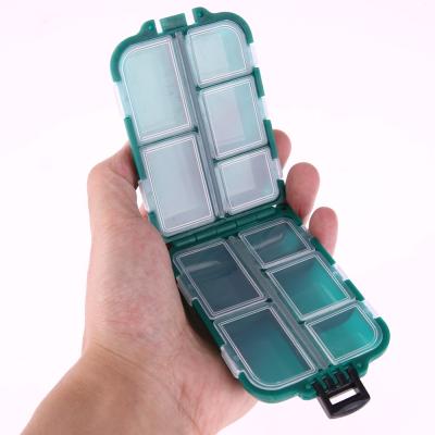 China Rugged and Easy to Carry YOUME Fishing Tackle Boxes Fishing Lure Bait Hook Storage Case Lure Box with 10 Small Compartments Fishing Accessories for sale