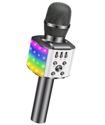 China Factory Price Visual Cheap Karaoke Call Wireless Microphone 4 in 1 Ble Connection Karaoke Wireless Microphone for sale