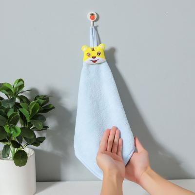 China Microfiber Sustainable Children's Cartoon Towel, Kitchen and Bath Hand Towel, Quick Dry Hand Towel for sale