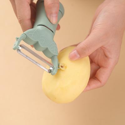 China Sustainable Multifunctional Creative Kitchen Peeler With Double Grinding Wheel for sale