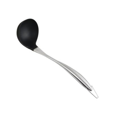 China Non-stick spoon stocked pan silicone shovel, colander kitchen utensils, soup ladle for sale