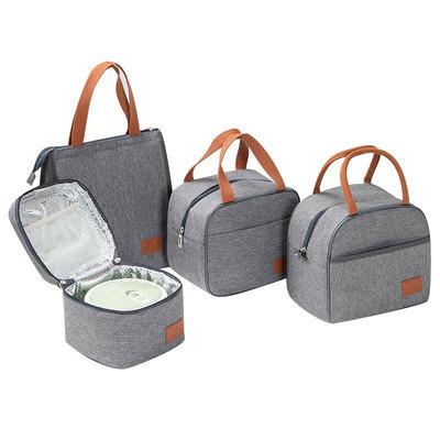 China 600D Oxford Foam 5mm Foam School Office Travel Use Lunch Box Classic Hot Selling Custom Logo Cooler Thermal Insulated Lunch Bag for sale