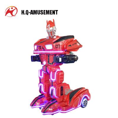 China 2019 popular game machine new design rc electric robot toys mini robot amusement park ride on robot for kids for sale