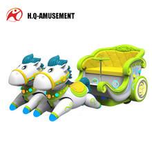 China 2018 New style amusement equipment electric two seats magic horse car kiddie horse ride for sale for sale