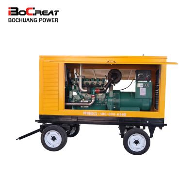 China Weichai Power 300KW/375KVA Mobile Diesel Generator Sets Canopy (Because-300/375GF) Because-300/375GF for sale